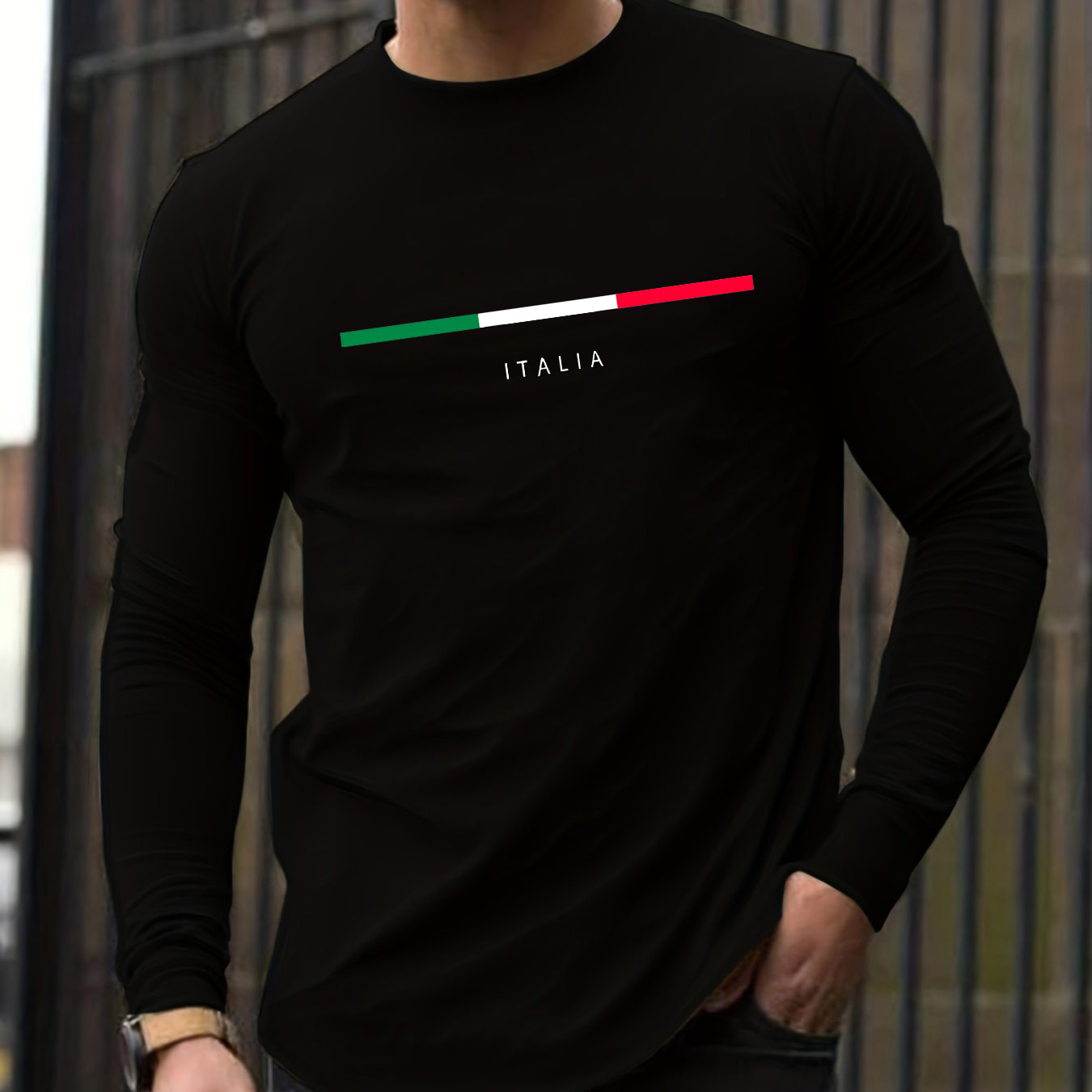 Men'S Fashion T Shirts - T-shirt da uomo in 100% puro