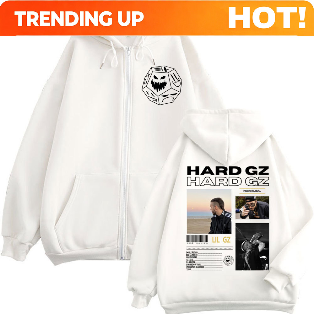 Mens Fashion Zip Up Hoodies - Felpe con Cappuccio con Zip Rapper