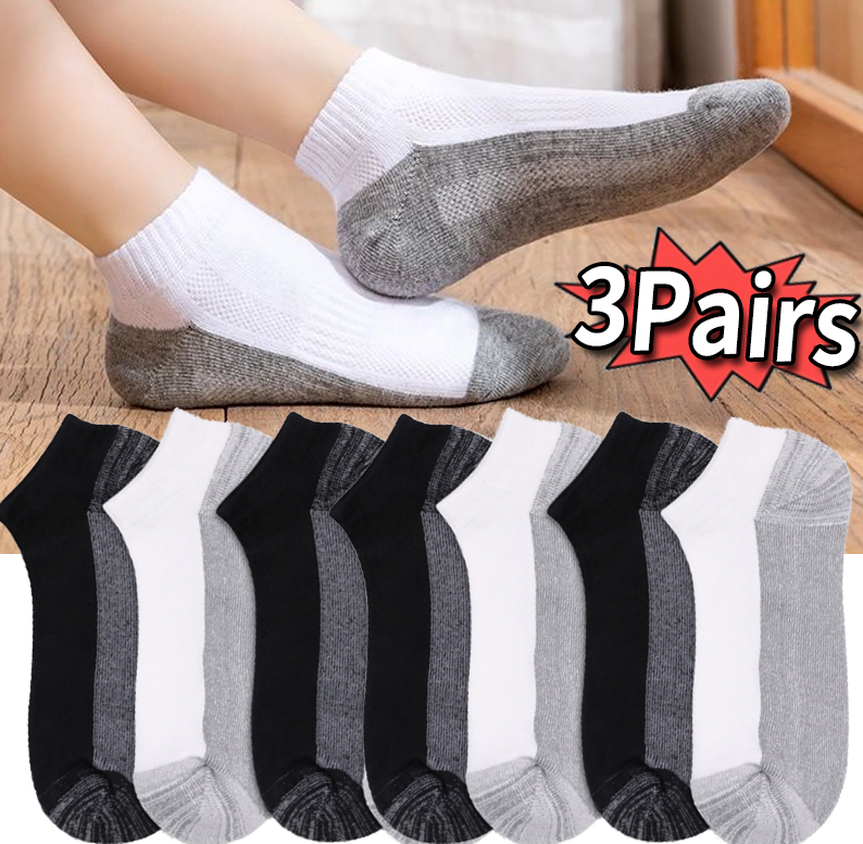 Socks Ankle Men - Calzini Estivi Sottili da Uomo, Traspiranti,