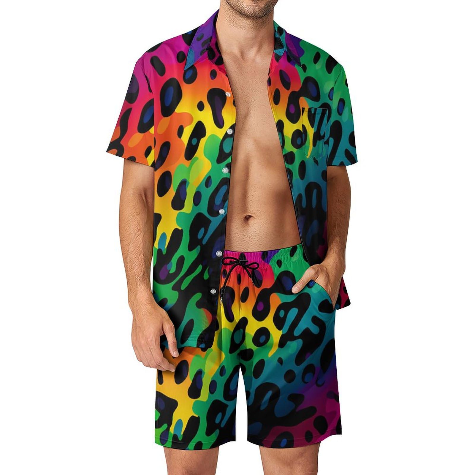 Mens Fashion Clothes - Completo Estivo da Uomo con Stampa