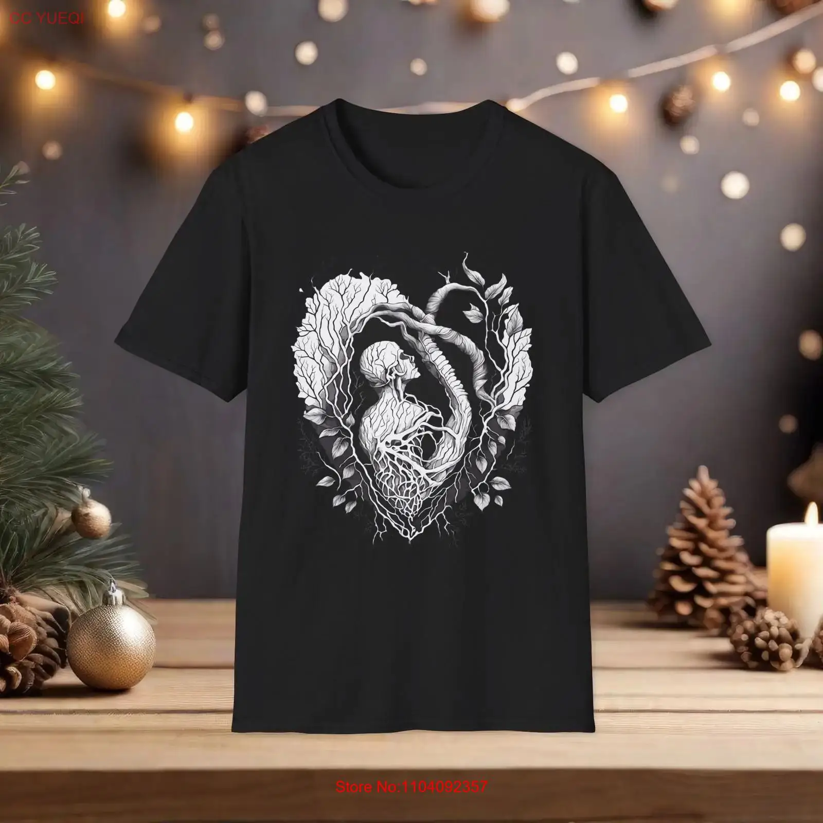 Mens Fashion Clothes - T-shirt Softstyle ispirata alla natura, ecologica,