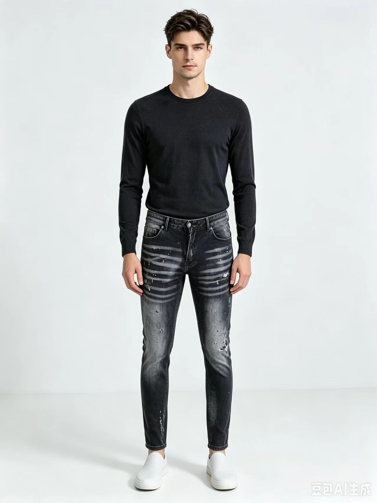 Jeans Elasticizzati da Uomo St - Men'S Fashion Grey Jeans recensione e prezzo