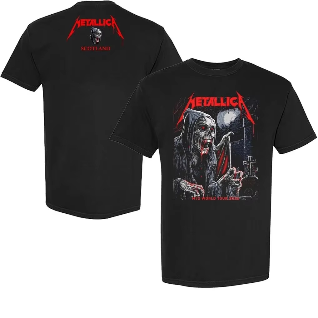 Metallica M72 World Tour Glasg - Poster Men Fashion recensione e prezzo